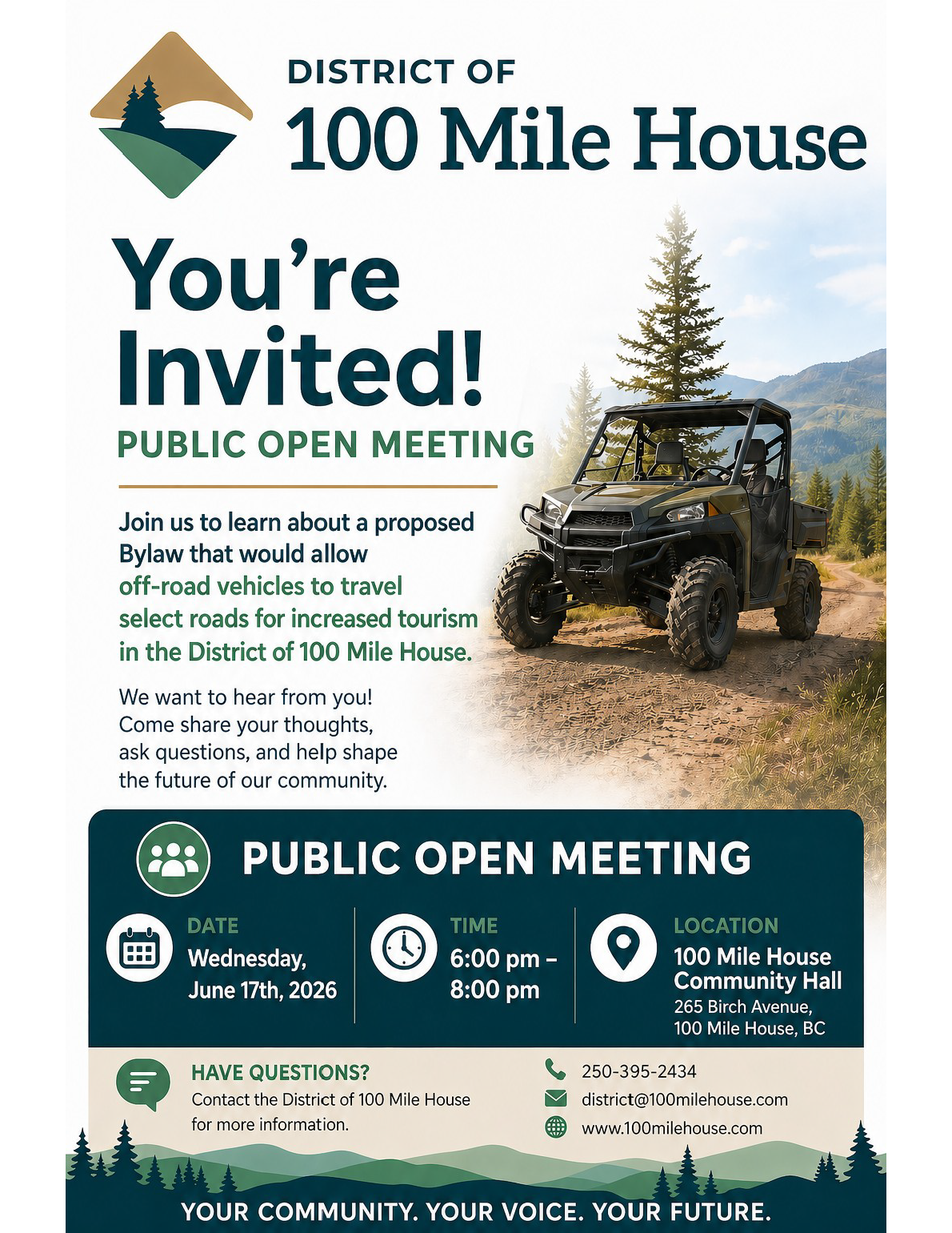 2026 Public Meeting ORV Bylaw