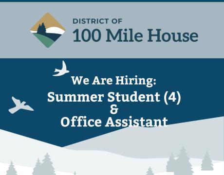 We are Hiring - Summer Student (4) & Office Assistant