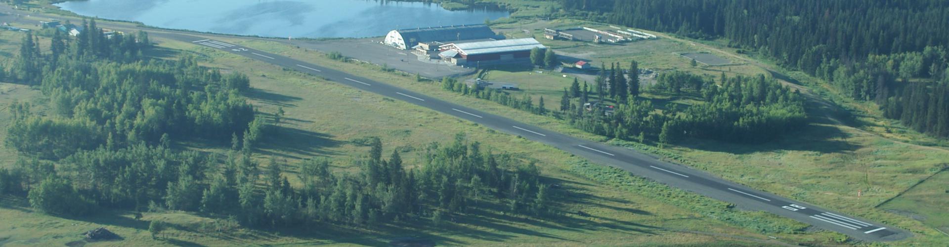 100 Mile House Municipal Airport Aerial View