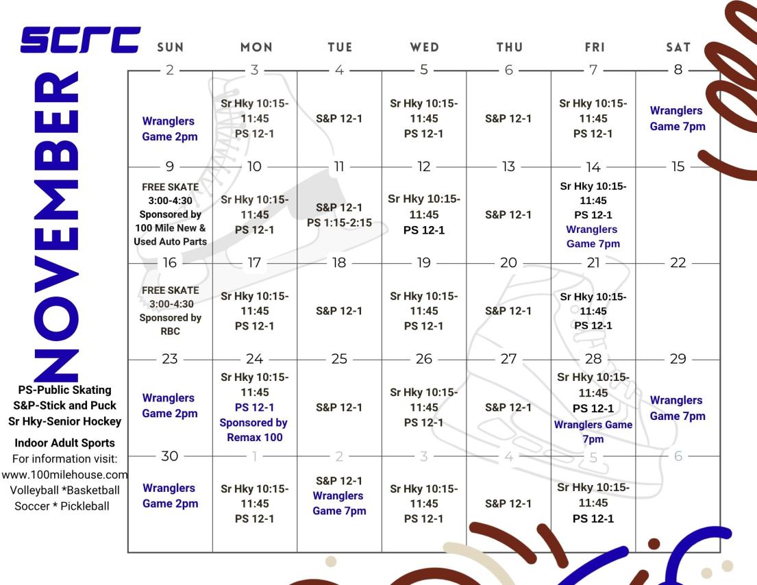 November Calendar 2025