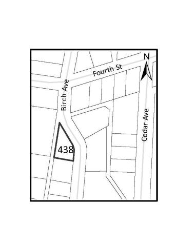 Map of 438 Birch Ave